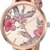 Nine West Nine West Women'S Floral Dial Strap Watch Best