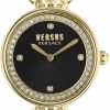 Versus Versace Versus Versace Victoria Harbour Collection Women'S Watch Jewelry Featuring Silver Guilloche Dial Swarovski Crystals Hot