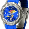 SunTime Suntime Women'S Ncaa Team Sparkle Watch, Silicone Jelly Strap With Crystal Accented Bezel New