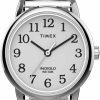 Timex Timex Women'S Tw2U07900 Easy Reader 25Mm Silver-Tone Stainless Steel Mesh Bracelet Watch Online