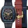 Nubeo Nubeo Men'S 48Mm Space Magellan Chronograph Limited Edition Watch With Rubber Strap Nb-6024 Wholesale