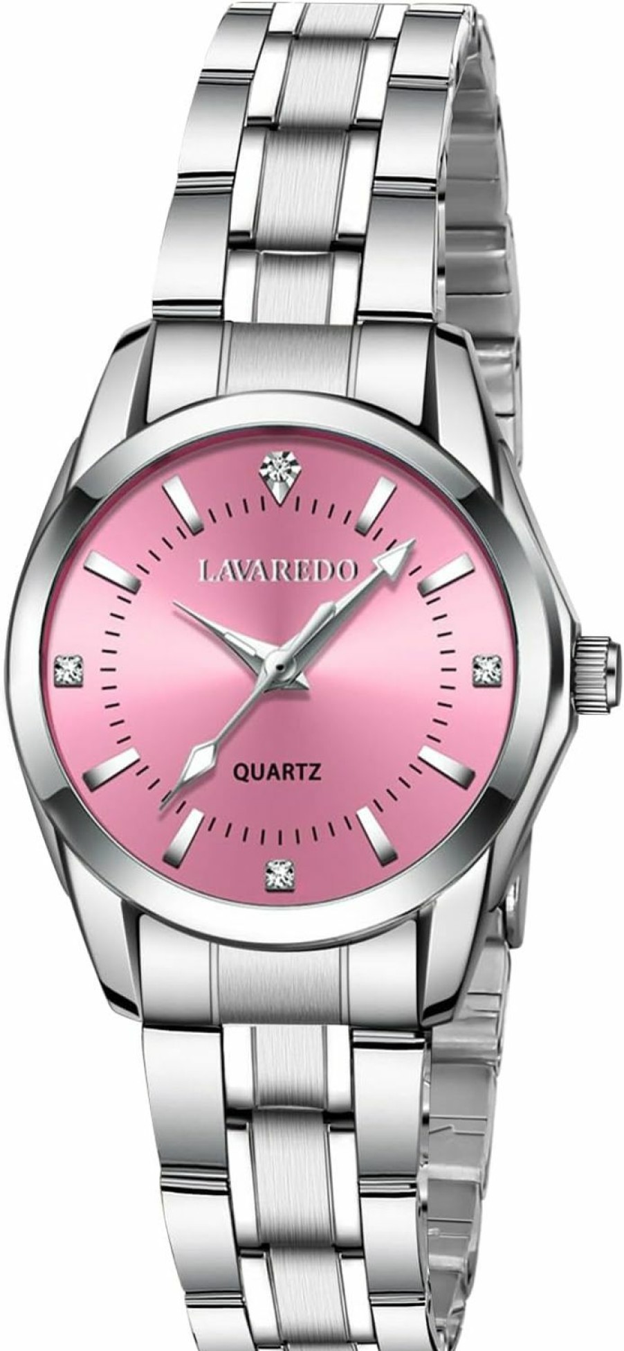 L LAVAREDO L Lavaredo Watches For Women, Stainless Steel Quartz Watch Waterproof Luminous, Luxury Dial Ladies Watch With Premium Crystal Accented Wholesale