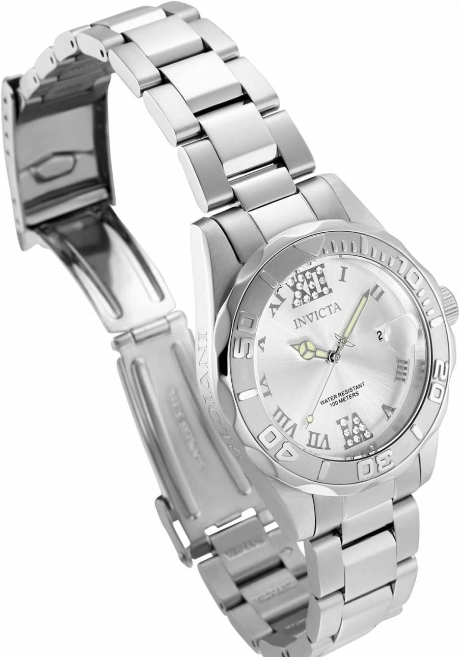 Amazon Invicta Pro Diver Stainless Steel Women'S Quartz Watch - 38Mm Wholesale