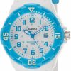 Casio Casio Women'S Lrw-200H-2Bvcf Stainless Steel Watch With White Resin Band Clearance