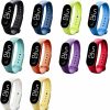 CdyBox Cdybox 10 Pack 50 Meters Waterproof Led Digital Boys Girls Student Touch Screen Sport Watch Silicone Women Men Wristwatch Gifts Clearance