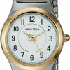 Armitron Armitron Women'S 75/5420Wttt Easy To Read Dial Two-Tone Expansion Band Watch Hot