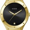 GUESS Guess Gold-Tone And Black Analog Watch Clearance