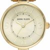 Anne Klein Anne Klein Women'S Leather Strap Watch New