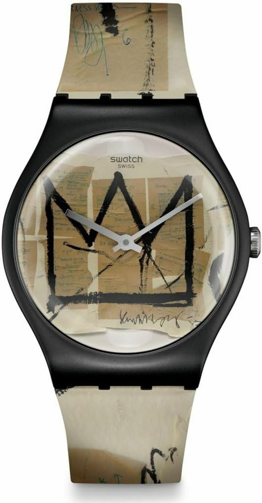 Swatch Swatch Untitled By Jean-Michel Basquiat Quartz Watch Hot