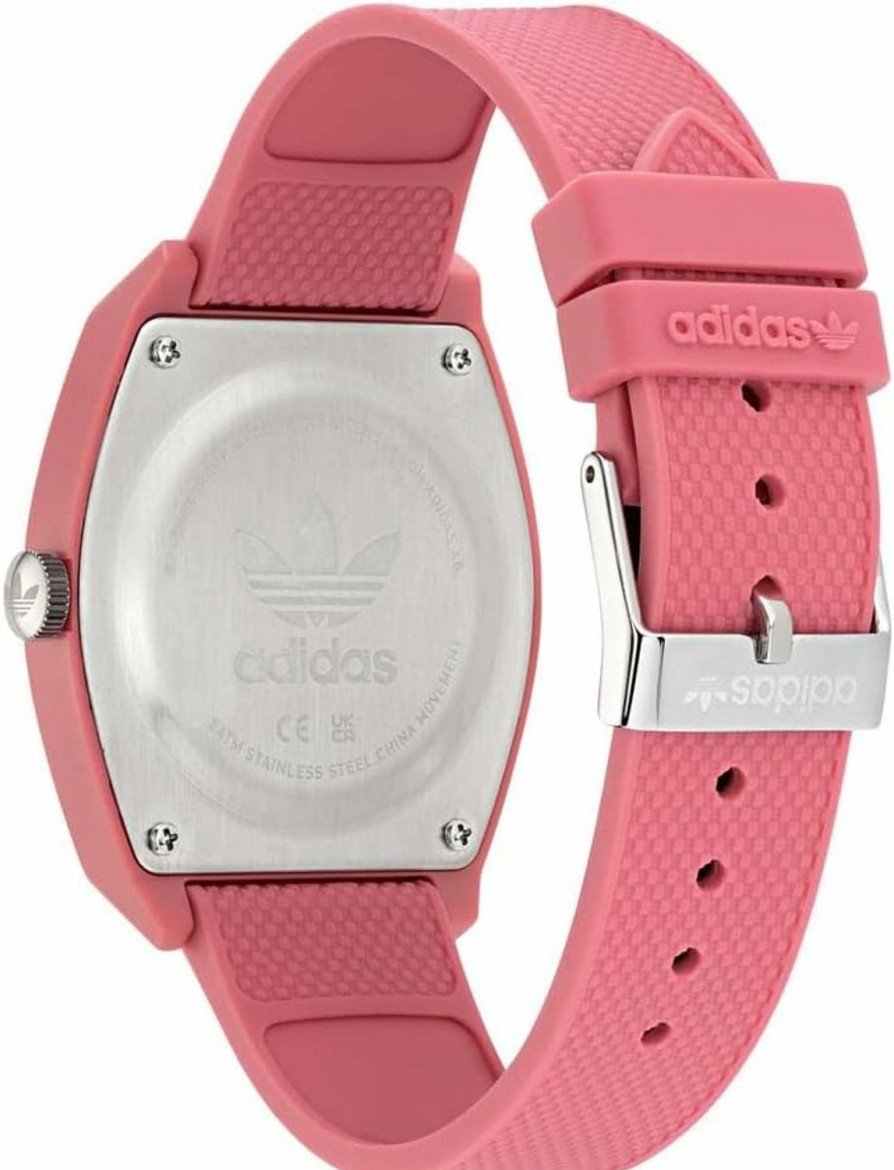 adidas Adidas Pink Resin Strap Watch (Model: Aost220362I) Hot