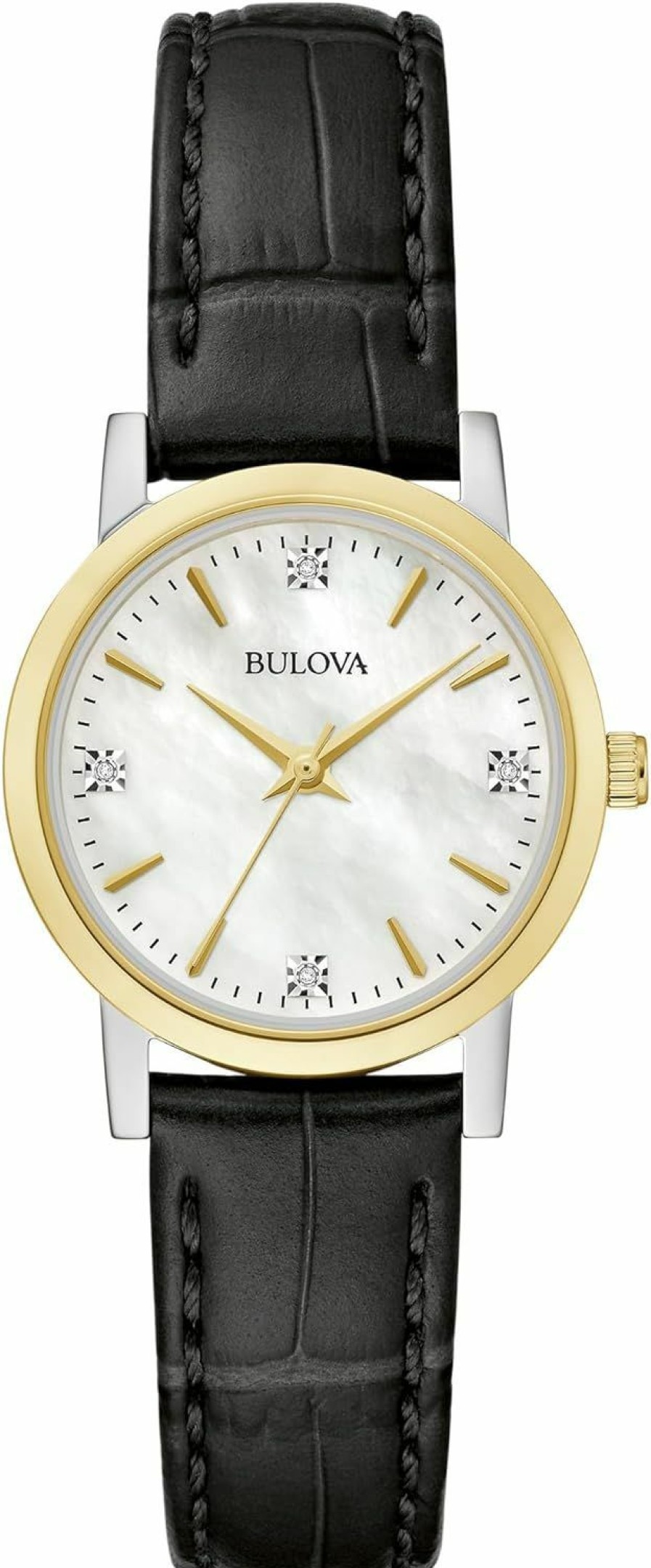 Bulova Bulova Classic Quartz Ladies Watch, Stainless Steel Diamond Wholesale