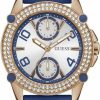 GUESS Guess Ladies 38Mm Watch - White Strap White Dial Silver Tone Case Online