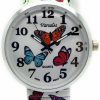 Varsales Varsales Ladies Novelty Butterfly Bird Owl Ladybug Bee Zoo Theme Elegant Stretch Elastic Band Analog Quartz Fashion Watch Best