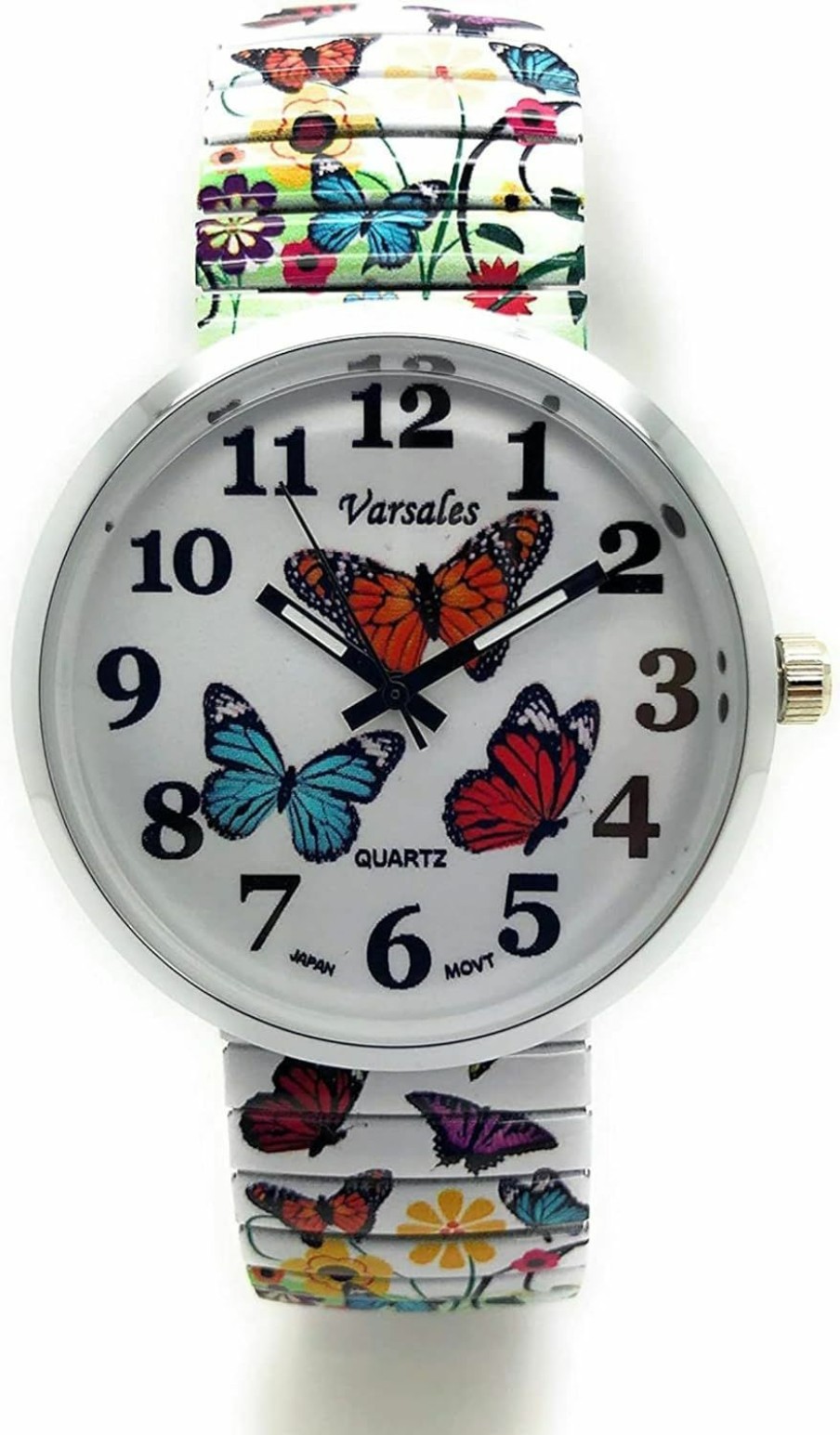 Varsales Varsales Ladies Novelty Butterfly Bird Owl Ladybug Bee Zoo Theme Elegant Stretch Elastic Band Analog Quartz Fashion Watch Best