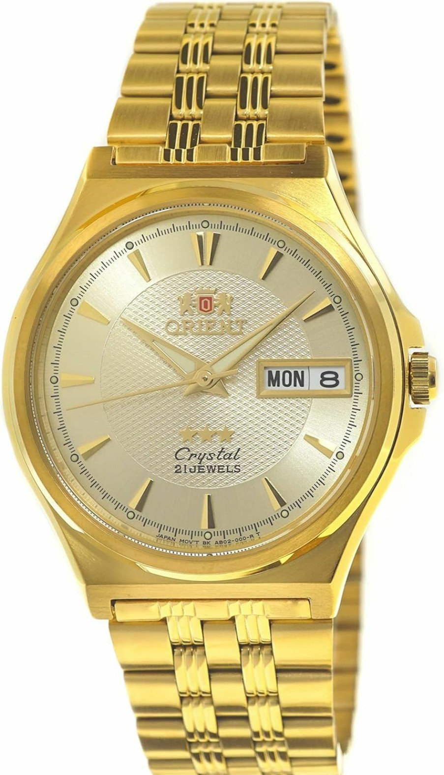 Orient Orient Tristar Mens Classical Automatic Textured Dial Gold Watch Ab02001C, Fab02001C Online