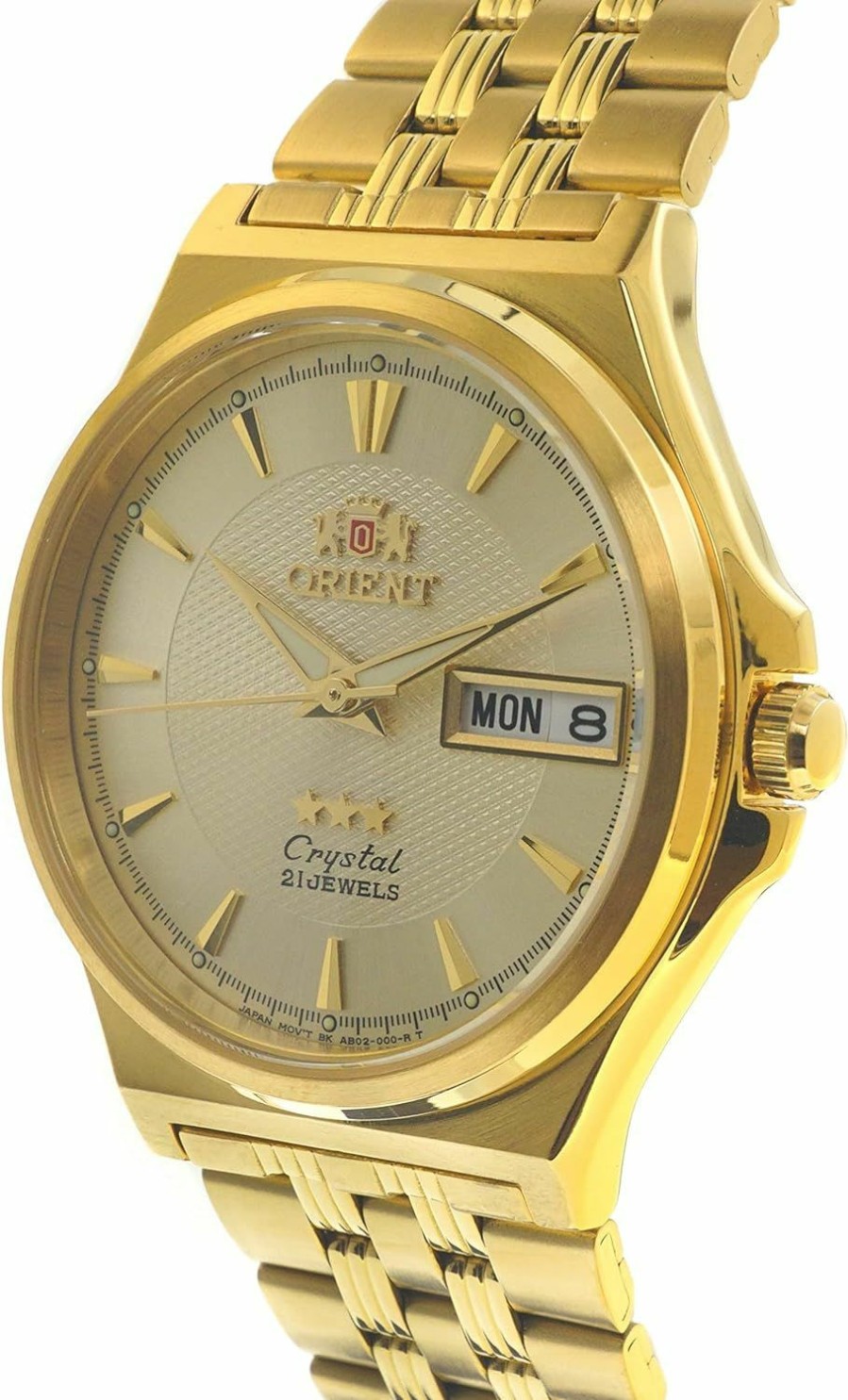 Orient Orient Tristar Mens Classical Automatic Textured Dial Gold Watch Ab02001C, Fab02001C Online