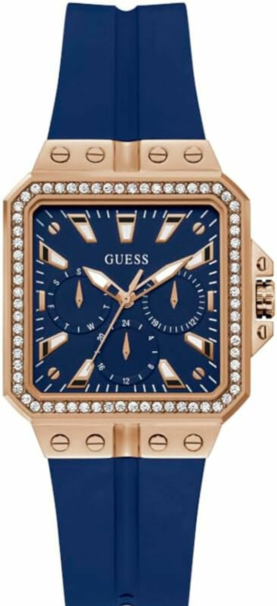 GUESS Guess Women'S 34Mm Watch - Black Strap Black Dial Iridescent Case Online