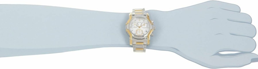 Bulova Bulova Women'S 98P120 Wintermoor Two-Tone Diamond Chronograph Watch Online