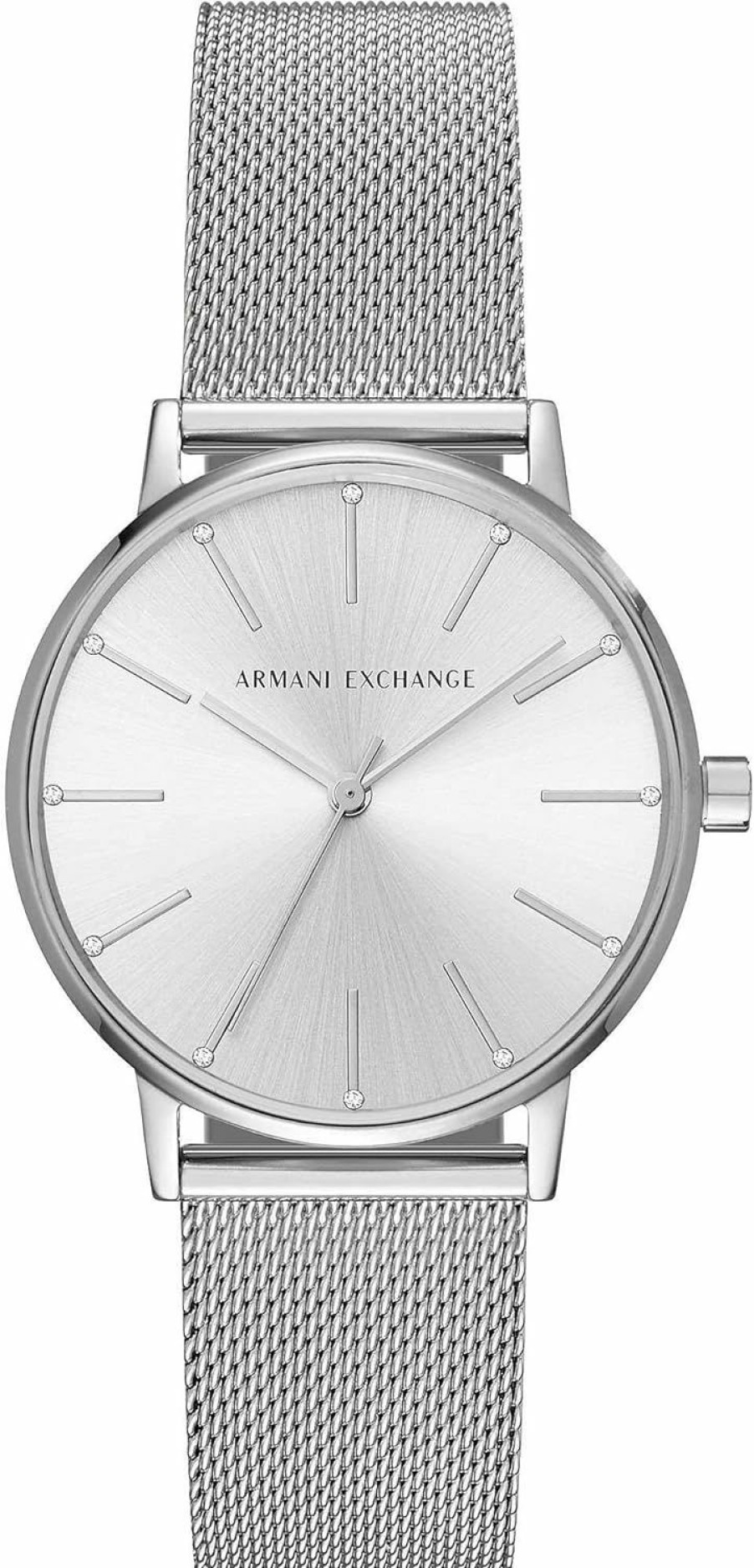 A X ARMANI EXCHANGE A X Armani Exchange Women'S Stainless Steel Mesh Watch, Color: Silver (Model: Ax5535) Hot