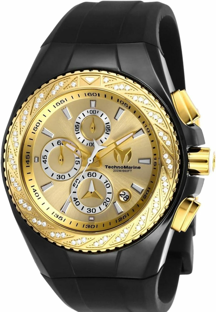 TechnoMarine Technomarine Uni Adults Tm117045 Cruise Glitz 45Mm (Yellow Gold) Wholesale