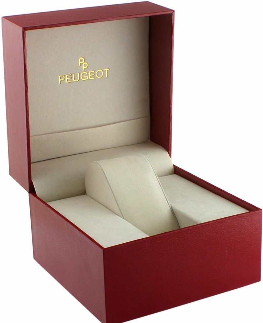 Peugeot Peugeot Swiss Women Genuine Ceramic Watch - Square Case With Swarovski Crystal Bezel And Bracelet Clearance