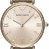 Emporio Armani Emporio Armani Women'S Dress Watch Stainless Steel Quartz Stainless-Steel Strap, Pink, 14 (Model: Ar11059) Online