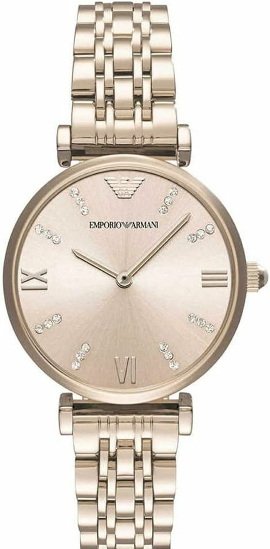 Emporio Armani Emporio Armani Women'S Dress Watch Stainless Steel Quartz Stainless-Steel Strap, Pink, 14 (Model: Ar11059) Online