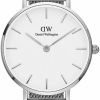 Daniel Wellington Daniel Wellington Petite Sterling Watch, Silver Mesh Bracelet Online