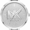 Michael Kors Michael Kors Women'S Charley Three-Hand Silver-Tone Alloy Watch Mk4432 Best