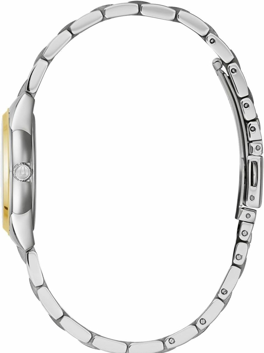 Bulova Bulova Ladies Classic Sutton Two-Tone Stainless Steel Bracelet Watch | 28Mm | 98L277 Hot