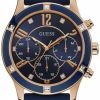 GUESS Guess Breeze Quartz Diamond Blue Dial Ladies Watch W1234L4 Wholesale