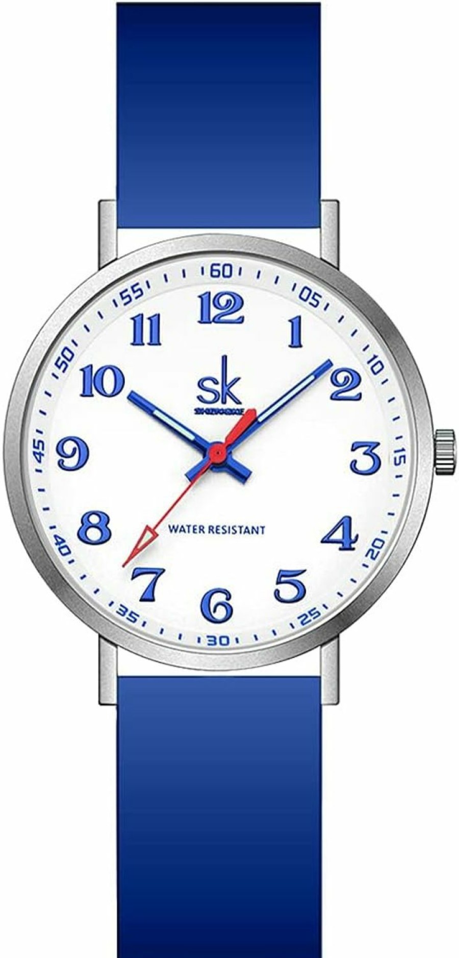 SHENGKE Shengke Casual Fashion Women Sport Watch Sweat Resistant Students Watch With Easy Read Dial And Silicone Band,Water Resistant Wholesale