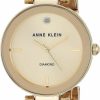 Anne Klein Anne Klein Women'S Genuine Diamond Dial Bracelet Watch Best