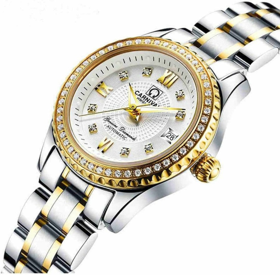 Gosasa Gosasa Automatic Watch Fashion Women'S Analog Watches Stainless Steel Link Waterproof Ladies Luxury Dress Watch Hot