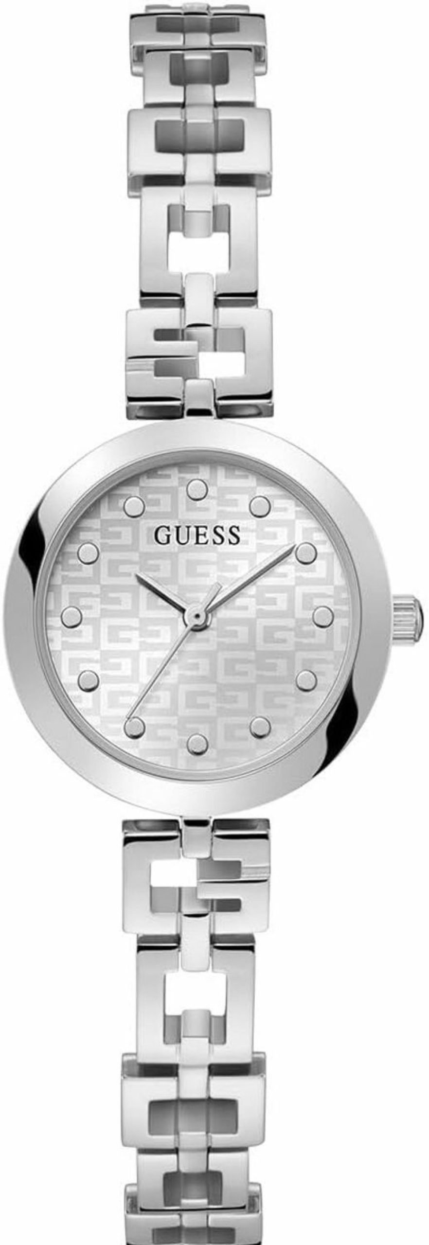 GUESS Guess Women'S 26Mm Watch - Two-Tone G-Link Silver Dial Silver Case Clearance