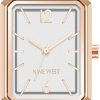 Nine West Nine West Women'S Saffiano Strap Watch New