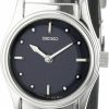 SEIKO Seiko Women'S Swl001 Braille Black Leather Strap Watch Online