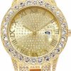 ADSBIAOYE Adsbiaoye Uni Luxury Diamond Watch Fashion Large Dial Roman Numerals With Calendar Watch Online