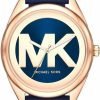 Michael Kors Michael Kors Women'S Janelle Three-Hand Rose Gold-Tone Stainless Steel Watch Mk7140 Hot