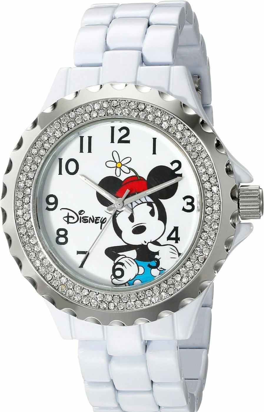 Disney Disney Adult Enamel Sparkle Analog Quartz Bracelet Watch New