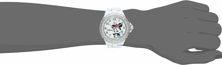 Disney Disney Adult Enamel Sparkle Analog Quartz Bracelet Watch New