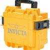 Invicta Invicta - Uni-Adult Watch Box 3 Slot Yellow - Dc3Yel, Yellow, Cuff Hot