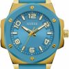 GUESS Guess Ladies 38Mm Watch - Turquoise Strap Turquoise Dial Two-Tone Case Wholesale