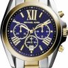 Michael Kors Michael Kors Bradshaw Women'S Watch, Stainless Steel Chronograph Watch For Women With Steel Or Leather Band Clearance