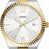 Fossil Fossil Scarlette Women'S Sports Watch With Stainless Steel Bracelet Or Genuine Leather Band Best