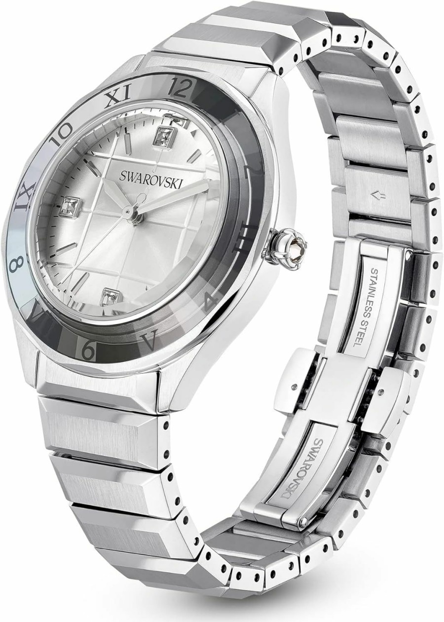 SWAROVSKI Swarovski Dextera Watch, Metal Bracelet, Silver Tone, Stainless Steel Clearance