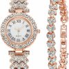 ADSBIAOYE Adsbiaoye Luxury Women Wrist Watches Diamond Bracelet Watch Fashion Casual Quartz Watch Ladies Watch Best