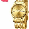 OPK Opk Watches For Women, Fashion Dress Womens Watch, Waterproof Analog Quartz Stainless Steel Wristwatch For Ladies & Girls Hot