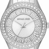 Michael Kors Michael Kors Harlowe Women'S Watch, Stainless Steel And Pave Crystal Watch For Women With Steel Or Leather Band Clearance