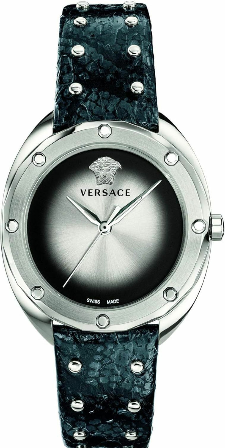 Versace Versace Womens Stainless Steel 38 Mm Shadov Watch Vebm00118 Best